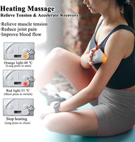 Masseur de points multifonctionnel à adsorption électrique RS, rechargeable, vibrant, compressif, léger, en silicone, pour massage des tissus profonds et yoga