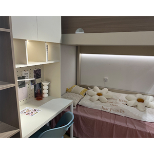<span class=keywords><strong>Lit</strong></span> superposé pour enfants en <span class=keywords><strong>bois</strong></span> <span class=keywords><strong>massif</strong></span> de couleur rose Madera Modern Princess bon marché en MDF - Product Image 6