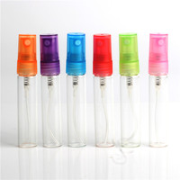 Portable petit atomiseur de parfum rechargeable pompe de pulvérisation bouteille en verre 2ml 3ml 5ml 10ml Tube avec bouchon à vis