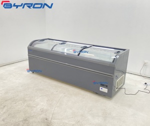 Commercial Chest Island <b>Freezer</b> Energy Saving Cooling With Storage Basket for Convenience Store and Canteen Horizontal Deep F - Product Image 4