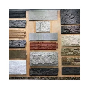 Venta al por mayor precio más bajo piedra artificial PU piedra roca arte decoración del hogar - Product Image 6