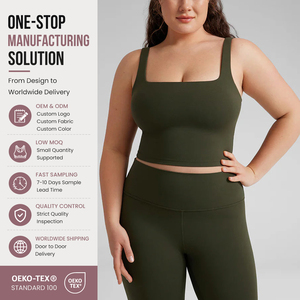 <span class=keywords><strong>Camiseta</strong></span> sin mangas con cuello cuadrado personalizada, de doble capa ultrasuave, moldeadora, transpirable, para <span class=keywords><strong>mujer</strong></span>, tallas grandes - Product Image 1