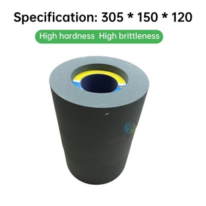 Vô Tâm mờ gốm Mài bánh xe <span class=keywords><strong>GC</strong></span> <span class=keywords><strong>60</strong></span> đến 220L 305*150*120 phù hợp với 205*150*<span class=keywords><strong>90</strong></span> cao su hướng dẫn bánh xe tùy chỉnh - Product Image 3