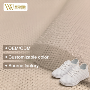 <span class=keywords><strong>Tissu</strong></span> en maille tricotée chaîne 100 % polyester ODM, résistant à l'abrasion et aux déchirures, écologique, séchage rapide, pour languettes et empeignes de chaussures - Product Image 1