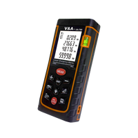 Télémètre laser numérique industriel VA-T60 60M avec niveau à bulle, télémètre portable, mesure en m/pouces/pieds, distance, surface, volume