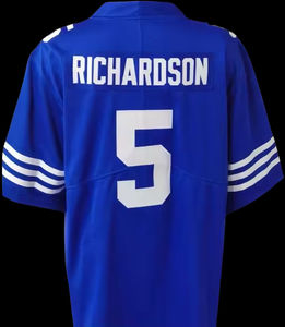 2025 Neue Saison American Football Trikots # 5 Anthony Richardson Colts Trikots, atmungsaktives Kurzarm-Design in Übergröße - Product Image 4