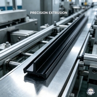 Perfil de Nylon PA66 con Rotura de Puente Térmico, Ligero, Aislante, Sistema de Ahorro Energético, Fabricación Personalizada OEM, Ecológico para Hospitales