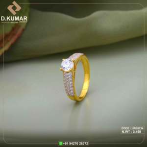 แหวนทอง 22K ดีไซน์พิเศษ สไตล์ชาติพันธุ์ เครื่องประดับหรูหรา ประดับเพชรซิคอน สำหรับผู้หญิง สาวๆ งานแต่งงาน งานหมั้น งานเลี้ยง ของขวัญ - Product Image 1