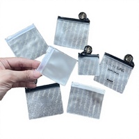 Sacs à fermeture éclair en PVC réutilisables, imprimés sur mesure, résistants à l'humidité, pour emballer de petits bijoux, montres, boucles d'oreilles, colliers et lunettes