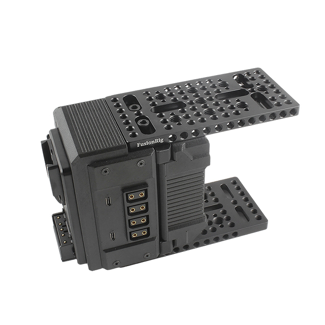 Wholesale FusionRig Power Expansion Camera Rig V-Mount Battery Cage for Nikon ZR Z6 Z7 Z8 II Mirrorless Camera