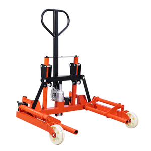 Nouveau produit : Chariot élévateur à roues réglable en hauteur pour pneus, déplaceur de roues pour démonte-pneus, chariot à double roue - Product Image 2