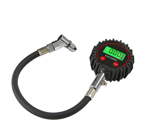 Testeur de véhicule gonflage manomètre testeur de <span class=keywords><strong>pression</strong></span> des pneus rétro-éclairage LCD Auto voiture vélo moteur gonfleur de pneu - Product Image 1