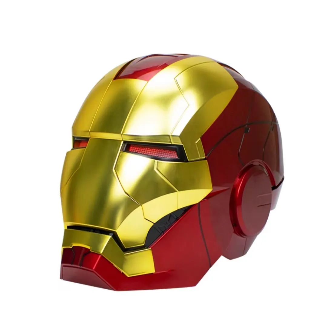 Por control de voz Control remoto Nuevo diseño Máscaras de cosplay-Casco de Ironmans eléctrico que cambia de cara para adultos y niños