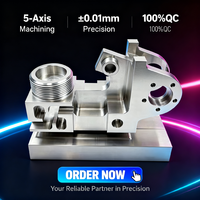 Bloc de base mécanique complexe en aluminium usiné sur mesure par tournage et fraisage CNC, multi-cavités filetées ±0,01 mm pour applications industrielles hydrauliques