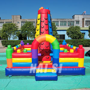 Mur d'escalade gonflable pour enfants, jeux de mur d'escalade, jeux d'intérieur et d'extérieur, mur de montagne commercial à vendre - Product Image 1