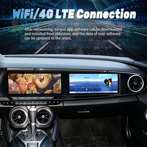 Pantalla dual Android de 24.6 pulgadas para Chevrolet Camaro 2016-2018, estéreo CarPlay, GPS para coche, reproductor multimedia, autoradio, Bluetooth - Product Image 4