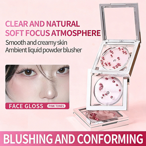 Palette de fard à joues <span class=keywords><strong>2</strong></span>-en-1 hydratante et waterproof, texture baume, personnalisable en gros pour usine, marque privée, crème pour <span class=keywords><strong>les</strong></span> yeux et <span class=keywords><strong>les</strong></span> joues - Product Image 5