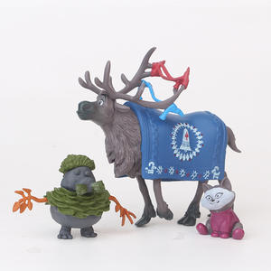 Set di 10 Statuette Personalizzate OEM di <span class=keywords><strong>Anna</strong></span> ed <span class=keywords><strong>Elsa</strong></span>, Personaggi dei <span class=keywords><strong>Cartoni</strong></span> <span class=keywords><strong>Animati</strong></span>, Modelli in PVC Ecologico per Bambini - Product Image 4