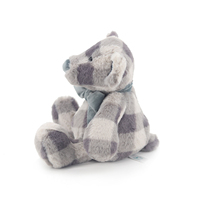 Ours en peluche gris doux 9 pouces grand animal en peluche gris pour petite amie enfants petit ami adolescents