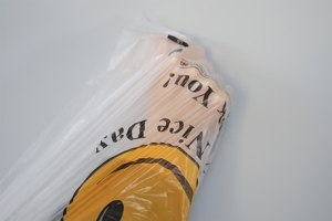 Sacs en plastique personnalisés avec logo imprimé, en matériaux recyclés, avec système d'ouverture facile pour supermarchés et salons professionnels - Product Image 6