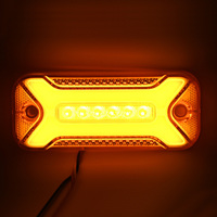Feu de position latéral LED à montage en surface avec lentille en polycarbonate et protection UV pour camions et remorques
