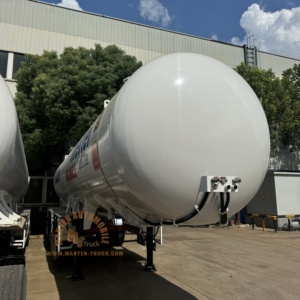 SAIL remorque de camion-citerne de stockage et de transport GPL à 2 essieux personnalisable léger 55/58/60 M3 avec pompe GPL à bon <span class=keywords><strong>prix</strong></span> - Product Image 5