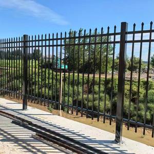 Recinzione in Ferro 5 M 2m di Altezza Design Europeo Schermo Alto Piastra per <span class=keywords><strong>Patio</strong></span> Vecchio Stile Filippino 12 Resistente ai Cani Recinzione in Ferro Suihe - Product Image 2