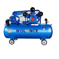 Compresseur d'air portable 50L/110/190/250L/300L 220V 380V, compresseur à piston à entraînement par courroie industriel, compresseur d'air pour réparation automobile
