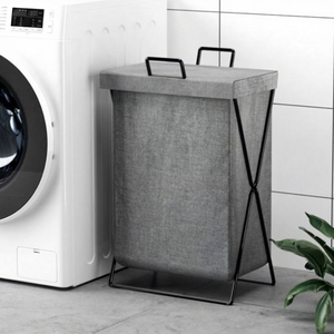 Modern Hua Cheng Durable Storage Bathroom Laundry Basket with Non-Woven Fabric - Product Image 1