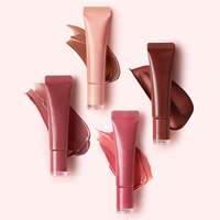 Lakerain Glaze Braze Tinted Liquid Lip Serum Hydratant à la Cire d'Abeille Brillant Nourrissant Repulpant Polypeptides Gloss Teinté pour les Lèvres