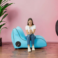 Canapé gonflable pliable et portable pour le camping en plein air, chaise longue de conception moderne automatique et étanche pour la chambre à coucher, le salon et la plage