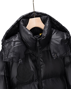 แจ็กเก็ตขนเป็ดสีกากีสำหรับผู้ชายเสื้อโค้ทแฟชั่นคอปกตั้งอบอุ่นฤดูหนาว - Product Image 3