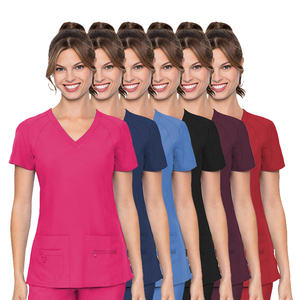 Uniforme d'hôpital personnalisé, conception d'uniformes de travail, ensembles d'uniformes, infirmière femme, vos propres uniformes d'infirmière, vente en gros d'uniformes de travail - Product Image 1