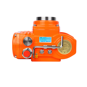 220VAC 380VAC Motorized Rotary <b>Ball</b> Metal Sealing Carbon <b>Steel</b> V Port Flange Explosion Proof - Product Image 6