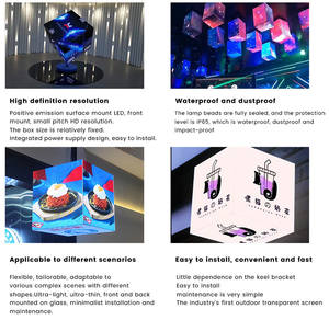 Pantalla de cubo LED para publicidad <span class=keywords><strong>digital</strong></span> al aire libre personalizada Pantalla LED de cubo mágico - Product Image 6