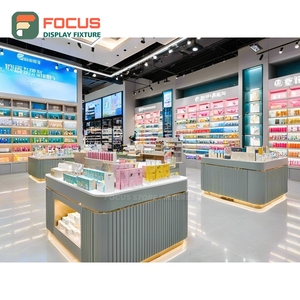Factory Direct Retail Shop Glass Glass Showcase Commercial Interior Design Cosmetics Store Design - Product Image 2