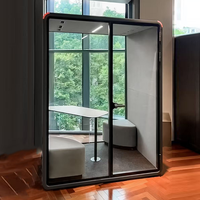 Cabine téléphonique pour cabine d'étude intérieure extérieure insonorisée de bureau