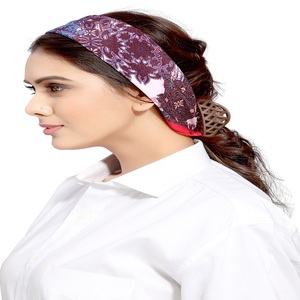 Autumn Women's Adult <b>Square</b> POLY SATIN <b>Scarves</b> Printed Animal and Character Designs Twill Style Silk Screen Printing - Product Image 5