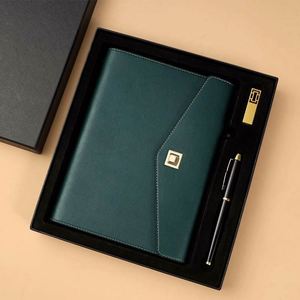 Juego de Regalo Empresarial de Lujo al por Mayor, Cuaderno, Bolígrafo y Memoria USB Personalizados, Juego de Regalo Corporativo - Product Image 4