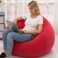 Chaise de pouf de canapé pliable de détente gonflable de grande taille de haute qualité