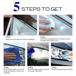 <span class=keywords><strong>Kit</strong></span> de réparation de phares de voiture, liquide de restauration, <span class=keywords><strong>kit</strong></span> de réparation, <span class=keywords><strong>polissage</strong></span> de phares en plastique, nettoyant rapide - Product Image 6