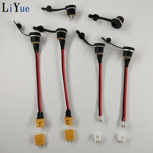 Disesuaikan Kabel DC5.5x2.1mm DC5.5x2.5mm Soket DC
