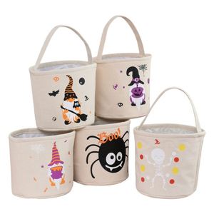 Bolsas de Halloween Personalizadas con Logotipo Impreso, Cestas de Dulces de Calabaza para Niños, Bolsas de Truco o Trato, Bolsas de Regalo Económicas - Product Image 1