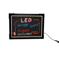 Pizarra Fluorescente LED de Publicidad, Personalizable, Colgante, Borrable