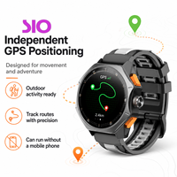 Reloj Inteligente con Bluetooth 5.3, Resistente al Agua 5ATM, Correa de Silicona Líquida, Carcasa de Aleación de Zinc, Batería de 500 mAh, Multi-idioma, Reloj Inteligente Deportivo