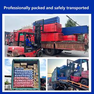 Prateleiras de Armazenamento Industriais Ajustáveis de 5 Camadas, Estrutura de Aço Durável com Revestimento em Pó, <span class=keywords><strong>Rack</strong></span> de Palete Sem Parafuso para Oficina e Garagem - Product Image 6