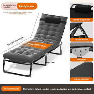 <span class=keywords><strong>Lit</strong></span> pliant <span class=keywords><strong>ultra</strong></span>-léger OEM avec matelas en coton perlé, <span class=keywords><strong>lit</strong></span> <span class=keywords><strong>de</strong></span> camping portable pour l'extérieur, canapé-<span class=keywords><strong>lit</strong></span> pliant simple pour adulte - Product Image 2