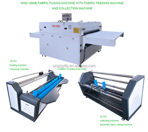 高品質ヒートプレスラミネート機接着芯地機連続粘着布衣服溶融機 - Product Image 6