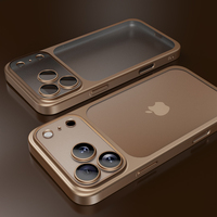 Étui magnétique mat pleine couverture KAOU 2025 pour iPhone 17 Pro Max – Nouvelle conception ultra-fine pour téléphone portable