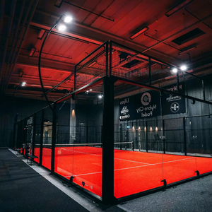 Costo de pista de Pádel Ventas calientes Mejor precio pista de pádel <span class=keywords><strong>cancha</strong></span> panorámica completa - Product Image 1